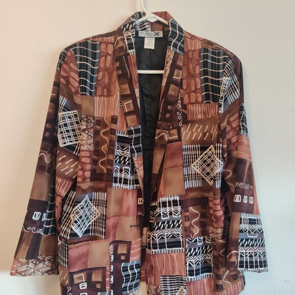 Kensington Square Earth Tones Blazer - Picture 1 of 2